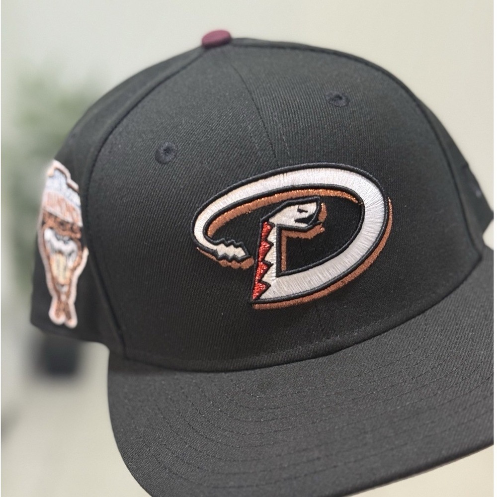 7 5/8 New Era 59Fifty Arizona Diamondbacks Fitted Hat Size Hat Club Inaugural 98